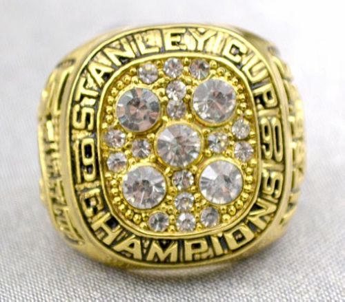 NHL Edmonton Oilers World Champions Gold Ring_2